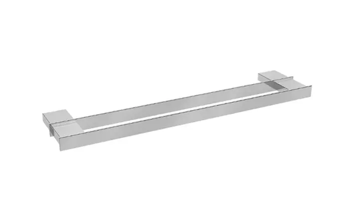 Toalheiro Duplo Para Banheiro Cromado 600mm- Linha One - Zen