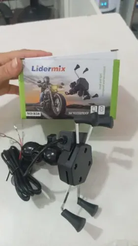 Suporte de Celular Pra Moto Carregador USB Novo (Garantia)