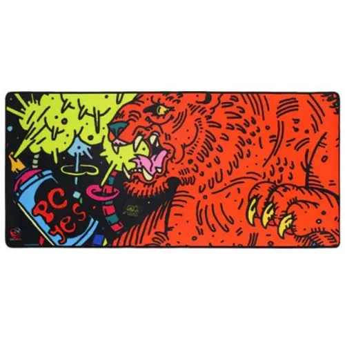 Mousepad Gamer Pcyes Tiger Extended 900x420x3mm (Speed) - WZetta