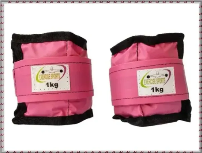 Par de Tornozeleiras - caneleiras com velcro 1 kg cada