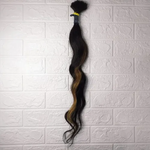 Cabelo Humano 65cm 84g 10,00 Preto Leve Ond, Não Virgem