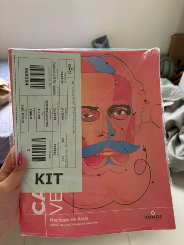 kit com 4 apostilas anglo sobre literatura para preparação de vestibular