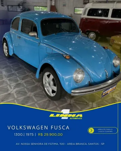 Fusca 1300 Ano 1975 