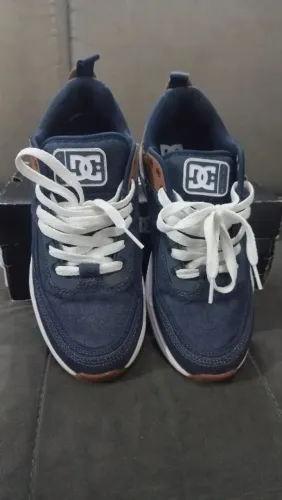 Tênis DC Shoes Azul Jeans - Novo!