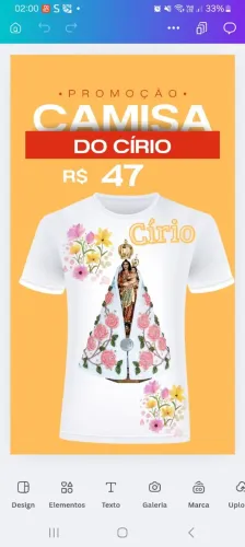 Camisas espirais do Círio