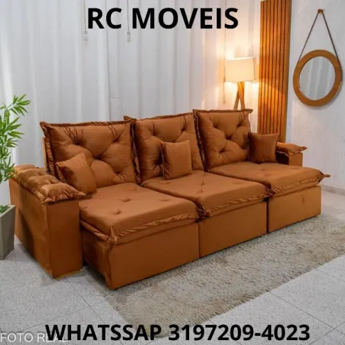 Sofá Londres 3 Módulos Retrátil e Reclinável - Conforto e Sofisticação