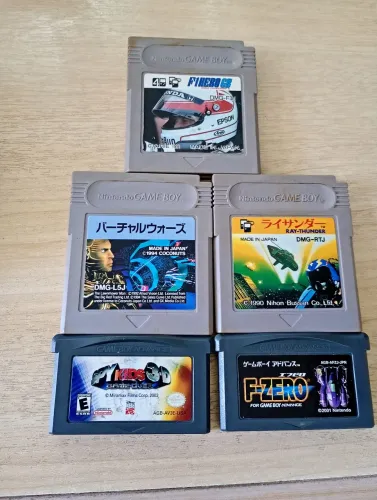 Lote de jogos originais de Nintendo game boy e GBA 