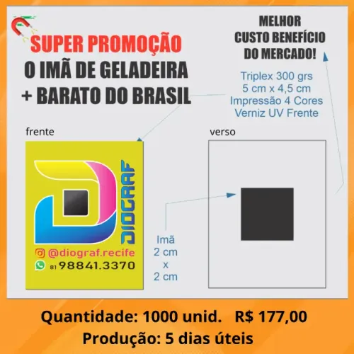 Imãs de Geladeira