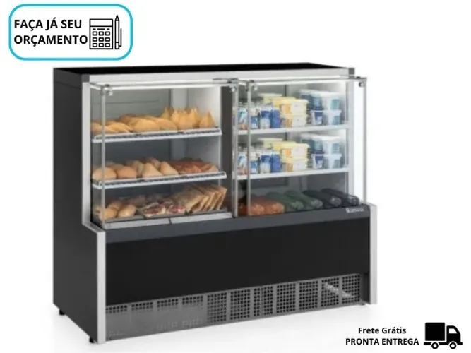 Balcão Refrigerado e Estufa Gelopar 1,40M Novo