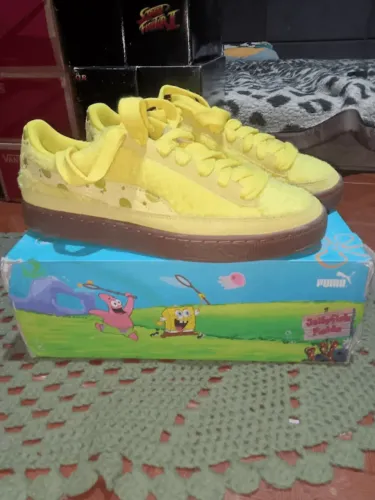 puma suede bob esponja