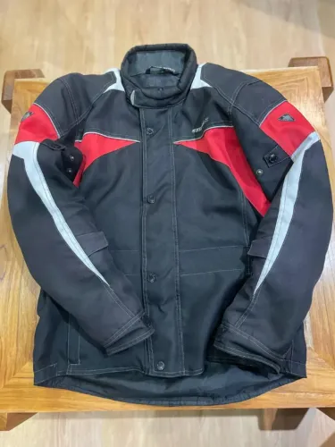 Jaqueta Motociclista Cycle Spirit Preta/vermelha