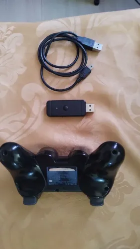 Controle Original PS3 +Adaptador p/ PC