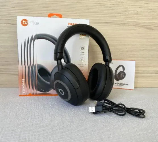 Fone de Ouvido Bluetooth Basike Super acochado (Novo)