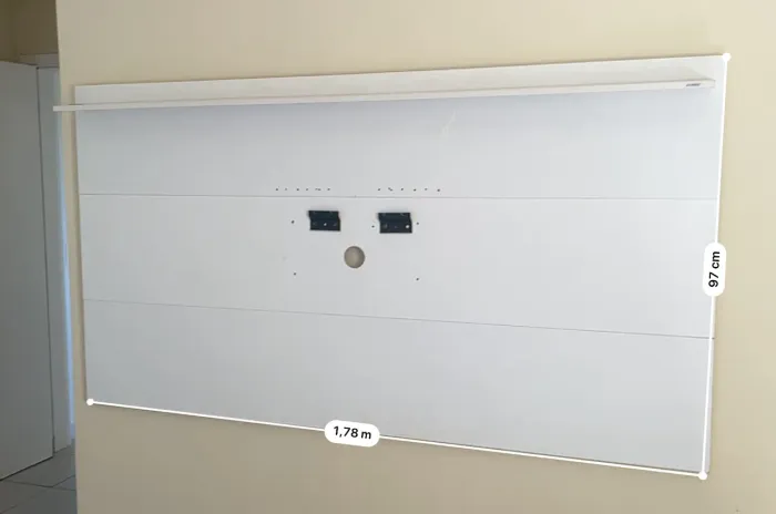 Painel de Tv branco 