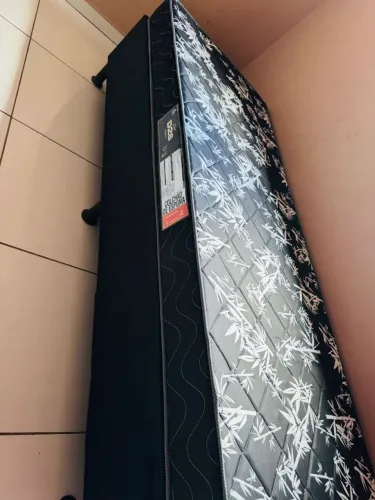 Cama Com Colchão de Espuma D28 Solteiro, Nova
