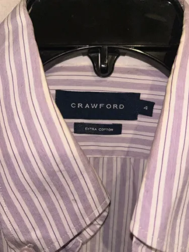 Camisa Crawford Listrada - TAMANHO MÉDIO QUASE NÃO USADA OR.