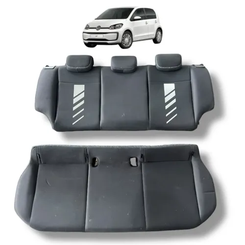 Jogo banco traseiro encosto assento VW up run 4p 2014 2020