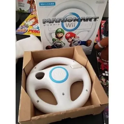 Mario Kart Wii, com Volante em perfeito estado! Ótimo para colecionador!