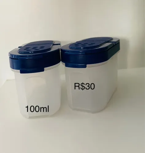 Porta temperos tupperware 
