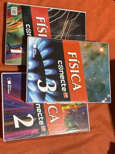 3 boxes de física da conecte volumes 1 a 3