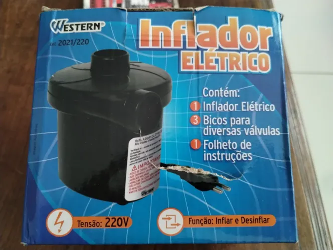 Inflador Elétrico para Colchões e Brinquedos