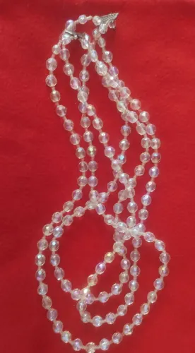 Colar de Cristal Transparente