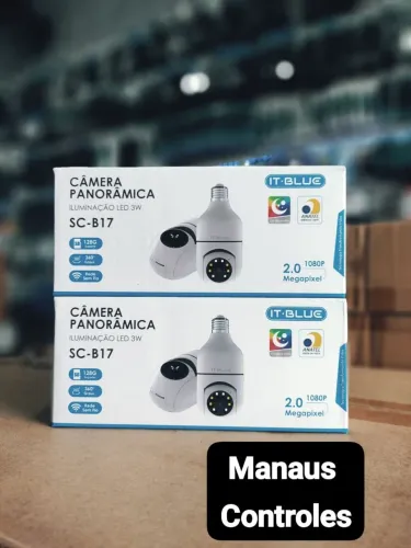 Câmera panorâmica led