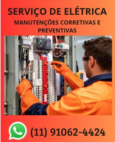 Eletricista residencial e industrial 24hs!