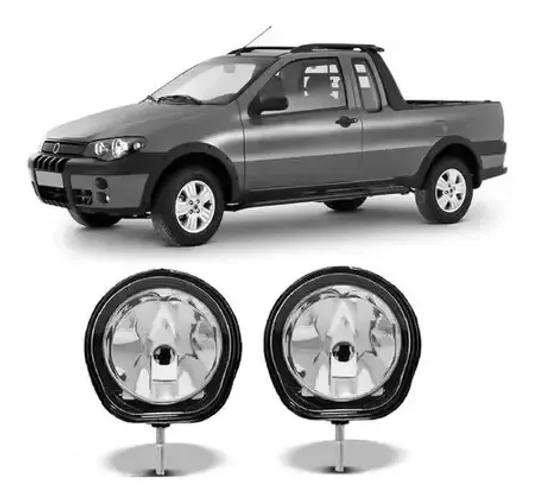 Kit Farol de Milha Neblina Auxiliar para Strada Adventure, Fire, Working 2005 - 2019