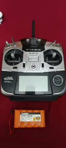 RÁDIO TRANSMISSOR Futaba 14SG 2.4ghz Fasstest R7008sb FUNCIONANDO 100% COM RECEPTOR manual