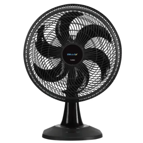 VENTILADOR ZELLOX ZLX-40M TURBO 40CM 6 PAS 3 VEL 127V PRETO
