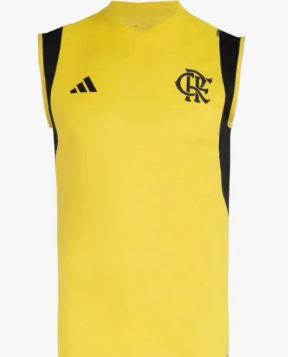 Camiseta Regata Flamengo Adidas Amarela