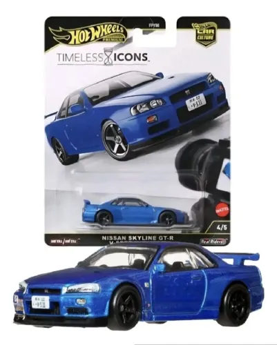 Hot Wheels 2025 Timeless Icons Nissan Skyline GT-R (BNR34)