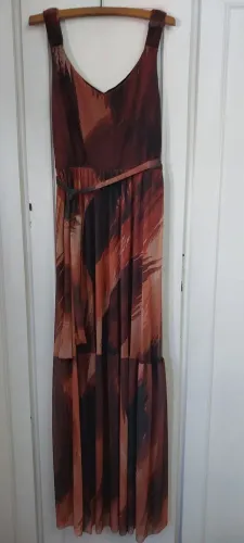 Vestido em tule estampado! Desapego!