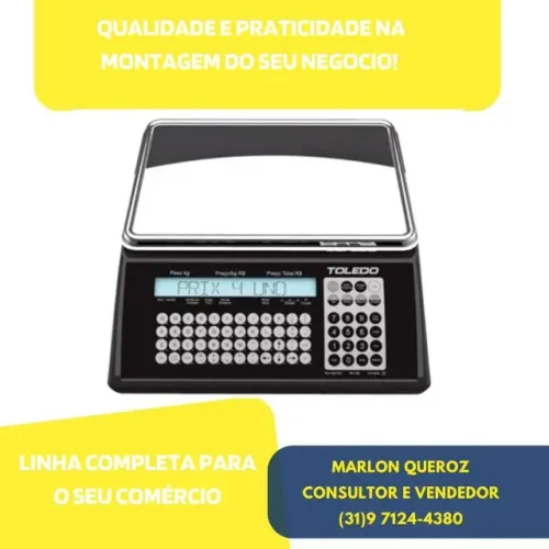 Balança Etiquetadora 32KG Prix 4 Toledo