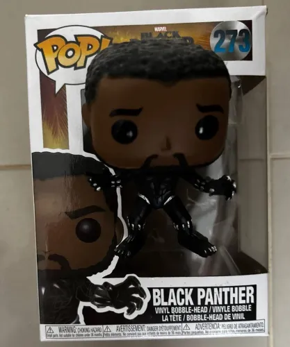 Pop toy pantera negra com caixa