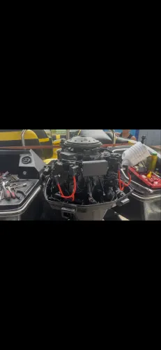 Motor de popa johnson 90 hp v4 2 tempos