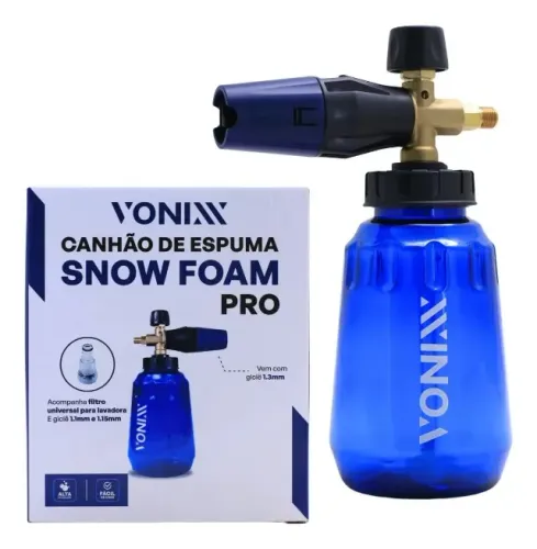 SNOW FOAM FAST PET TRANSPARENTE 1L VONIXX