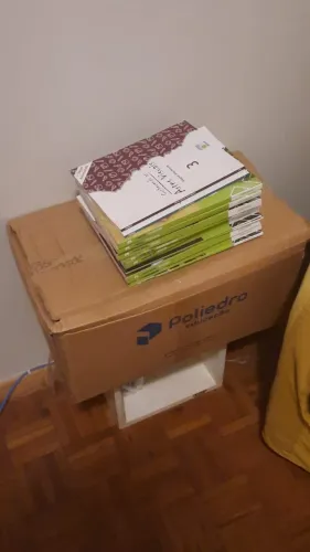 Kit Poliedro 3º Ano COMPLETÃO - + de 20 livros/apostilas - Novo - Leonardo da Vinci