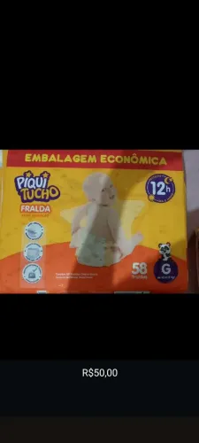Fralda descartável tamanho G