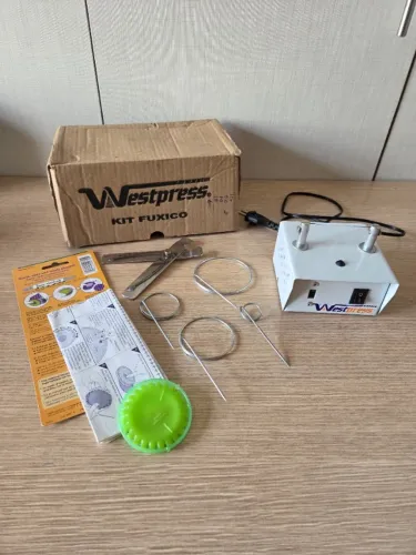 Kit de fuxico Westpress e Fazedor de fuxico importado