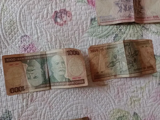 Notas antigas do Brasil - 1000 Cruzeiros