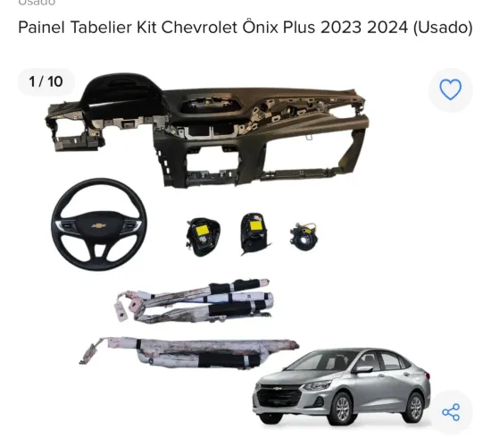 Kit airbag completo Chevrolet Onix Plus 2023/2024