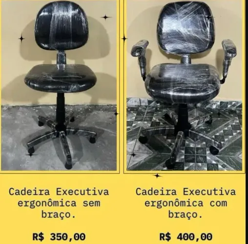 Cadeira Executiva com e sem braço