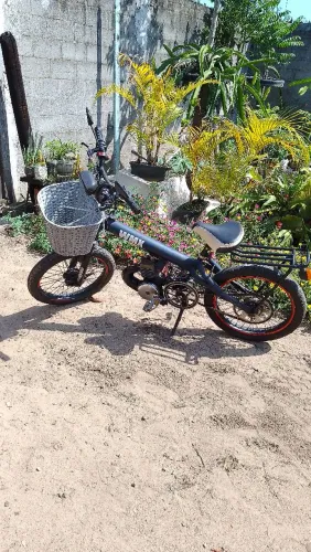 Mobilete baikelet 50cc gasolina com reboque