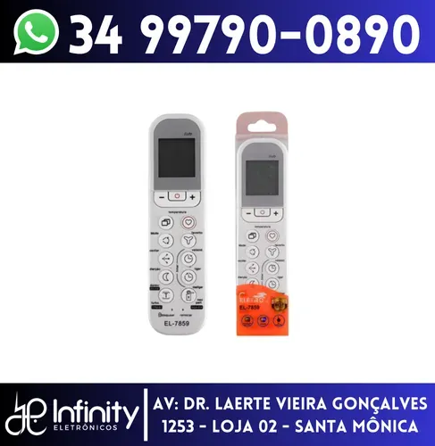 Controle para Ar Condicionado MIDEA 
