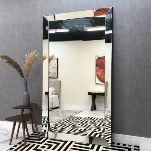 Espelhos com bisotê, espelhos com led e painéis, 