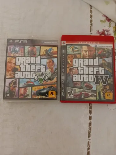 jogo GTA IV e V ps3 original