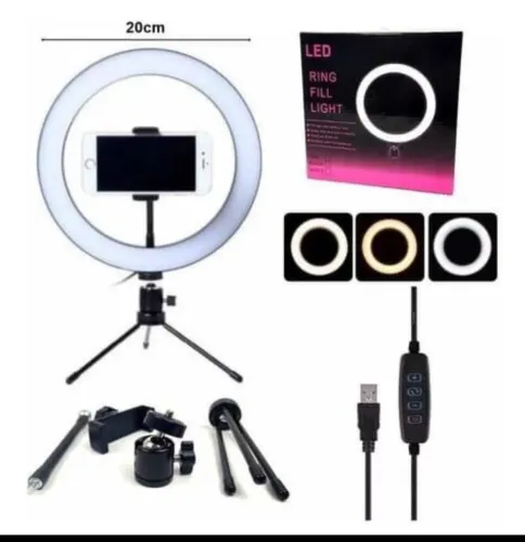 Ring light 8 polegadas