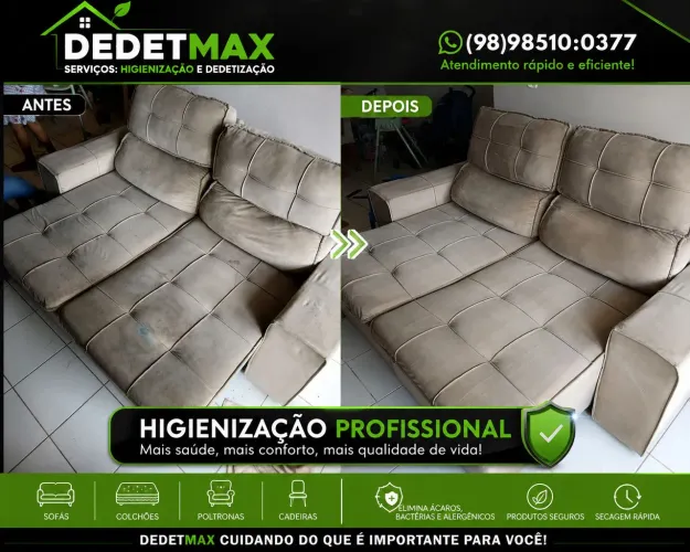 HIGIENIZAÇÃO DE SOFÁS